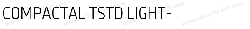 COMPACTAL TSTD LIGHT字体转换